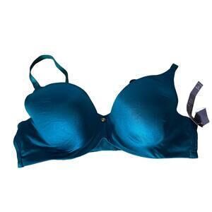 Jennifer Lopez Intimates Blue Adjustable Straps Bra Women Sz 38D